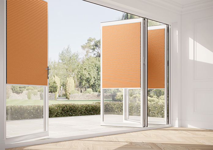 Umbra (Blackout), Orange - Stick Fit Honeycomb Blind - Image 12